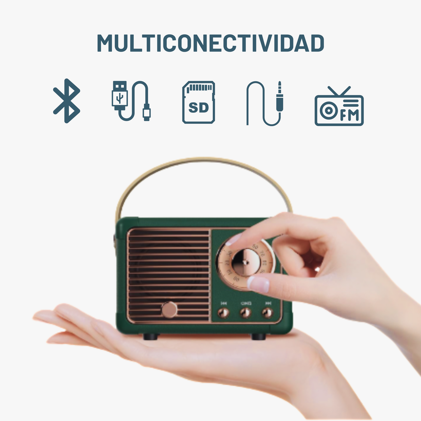Altavoz Retro Bluetooth