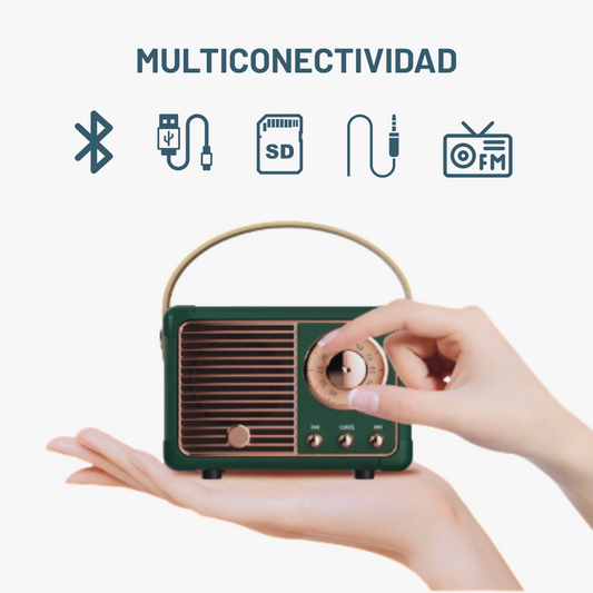 Altavoz Retro Bluetooth
